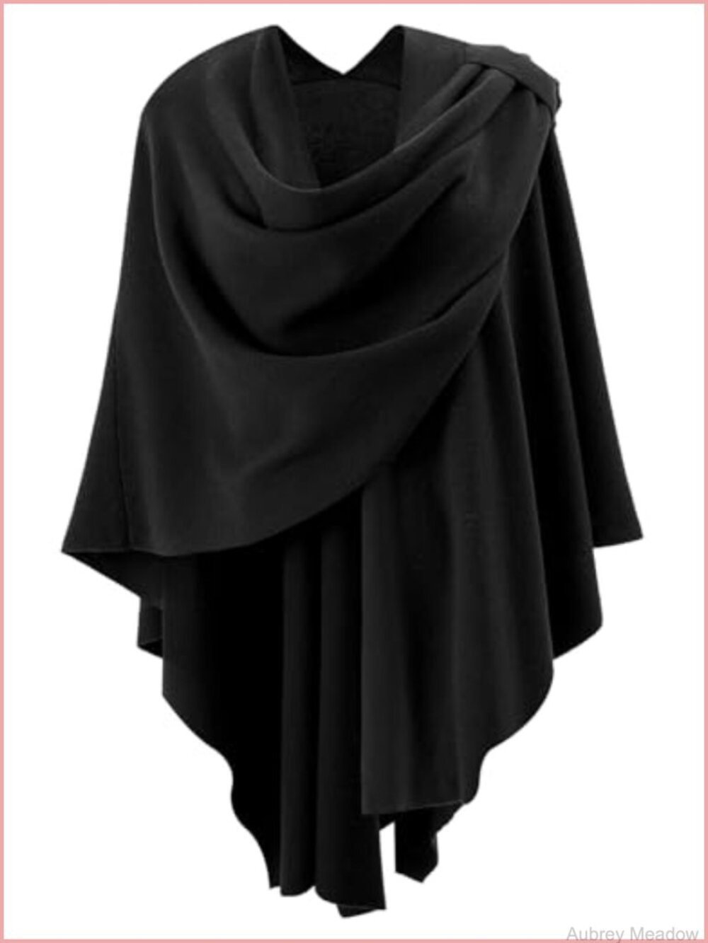 Elegant Women's Poncho Shawl Wrap Sleeveless Classic Grace